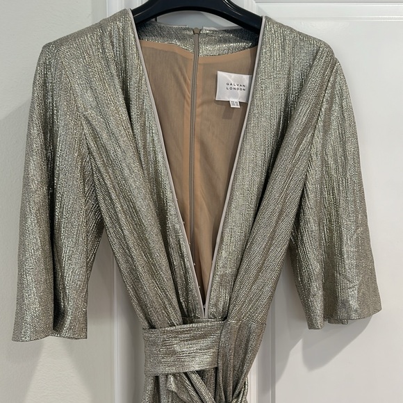 Galvan London Metallic Galaxy Jumpsuit - Picture 2 of 7